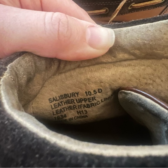 {Polo Ralph Lauren} Vintage Lauren Suede Leather High Top Lace Up Boots - Picture 5 of 5